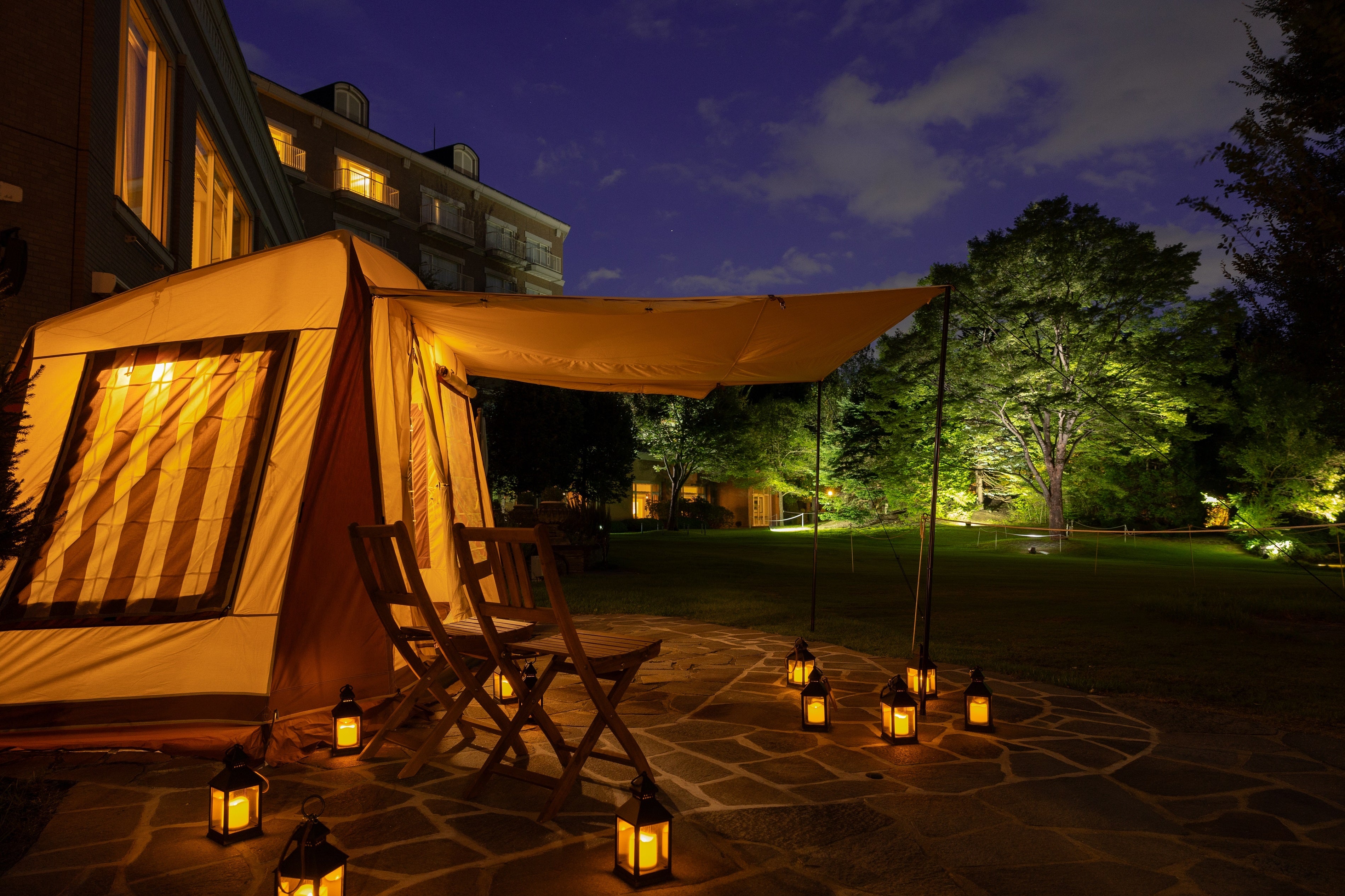 ロッジテント外観