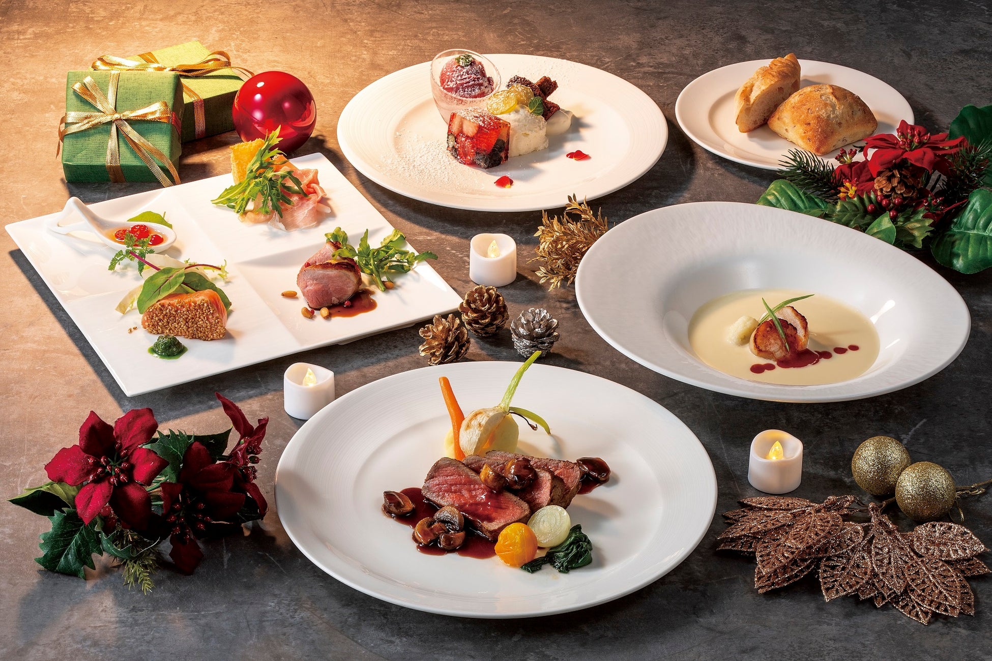 「レストラン&バー テイルウィンド」クリスマスディナーコース