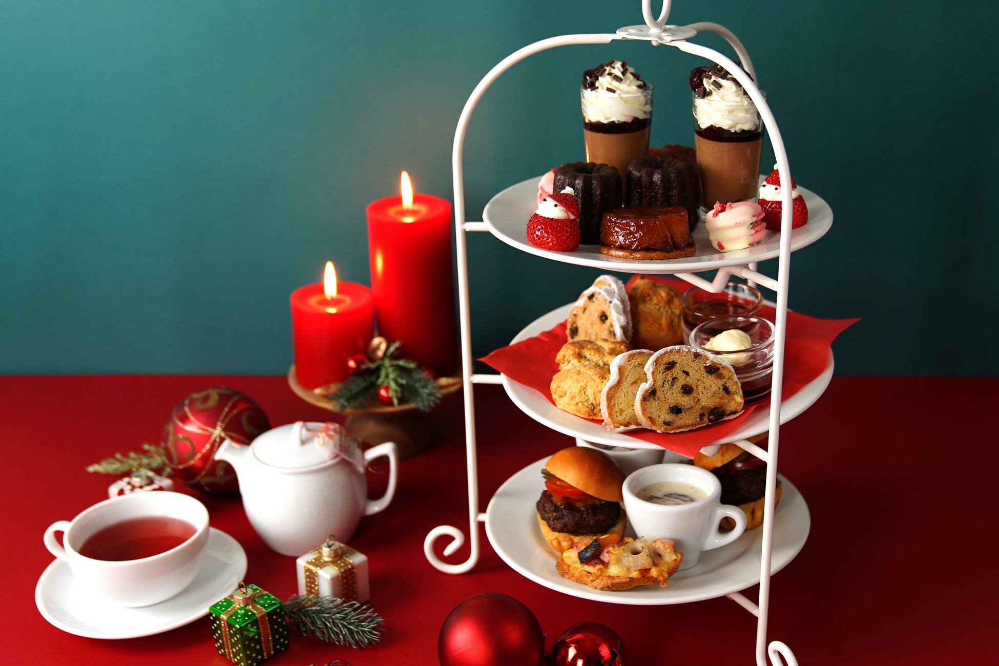 クリスマス アフタヌーンティー 2023 ※ティースタンドは2名様分