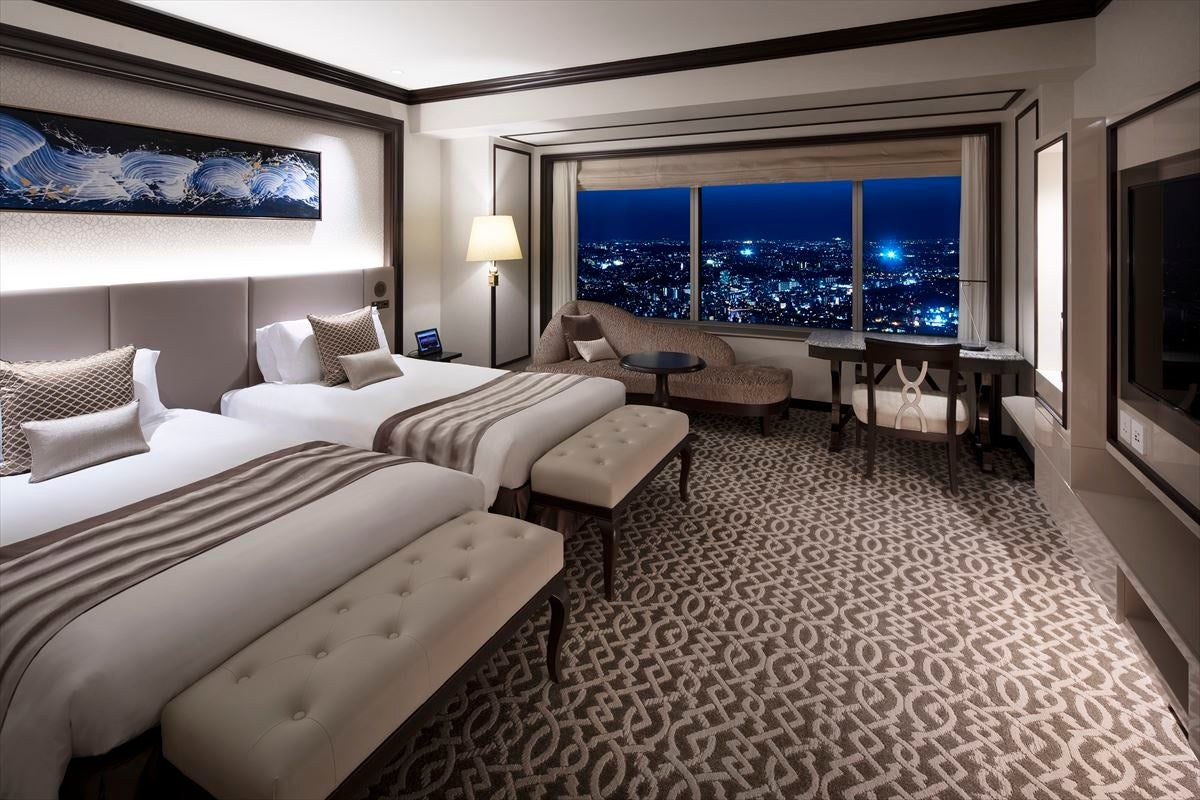 スカイリゾートフロア「ザ・クラブ」デラックスツインルーム(シティビュー)