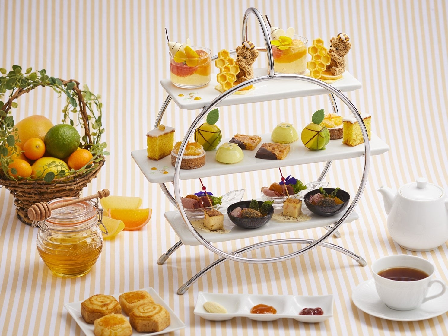 シトラスとはちみつのアフタヌーンティー