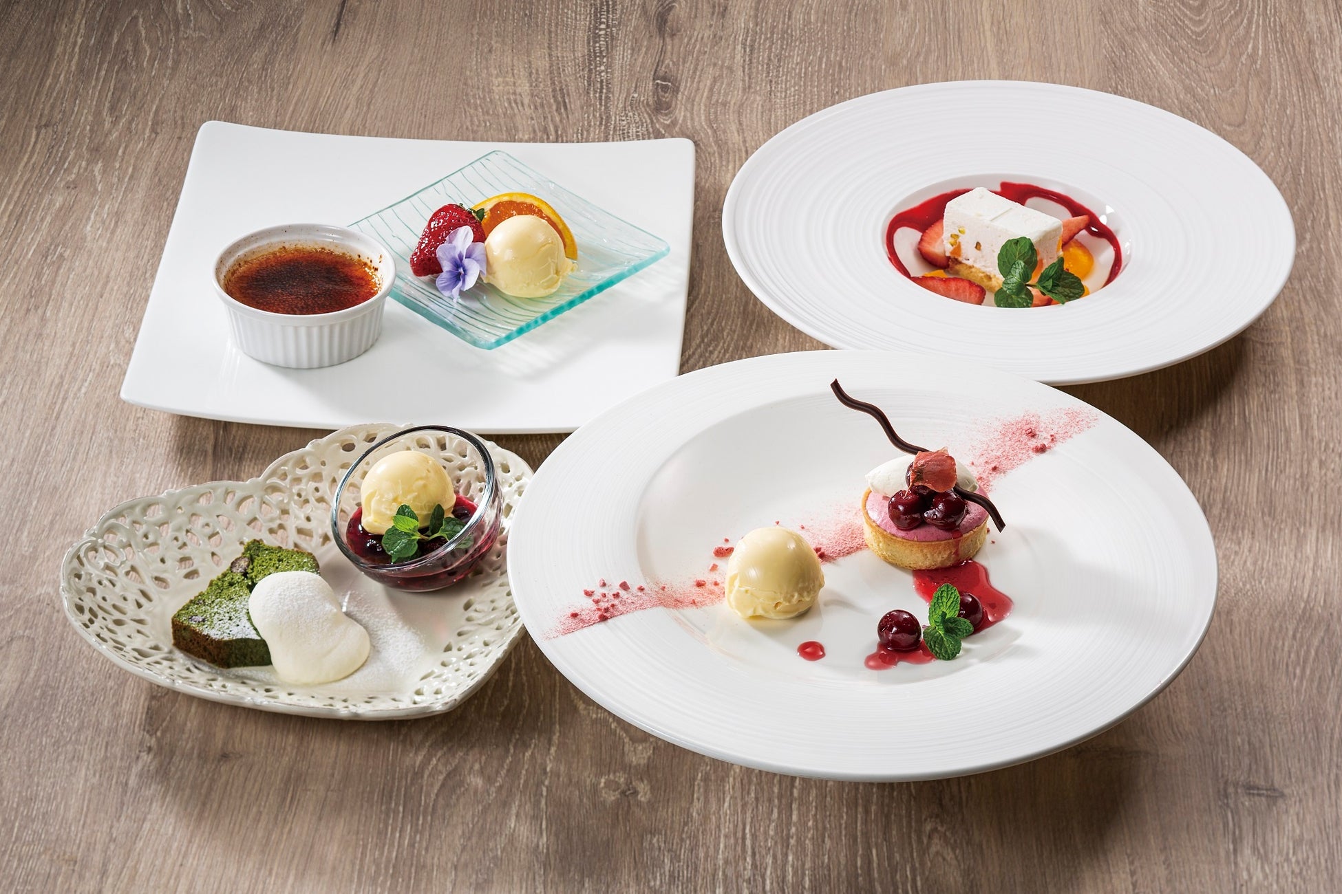 4種より1品お選びいただけるデザート