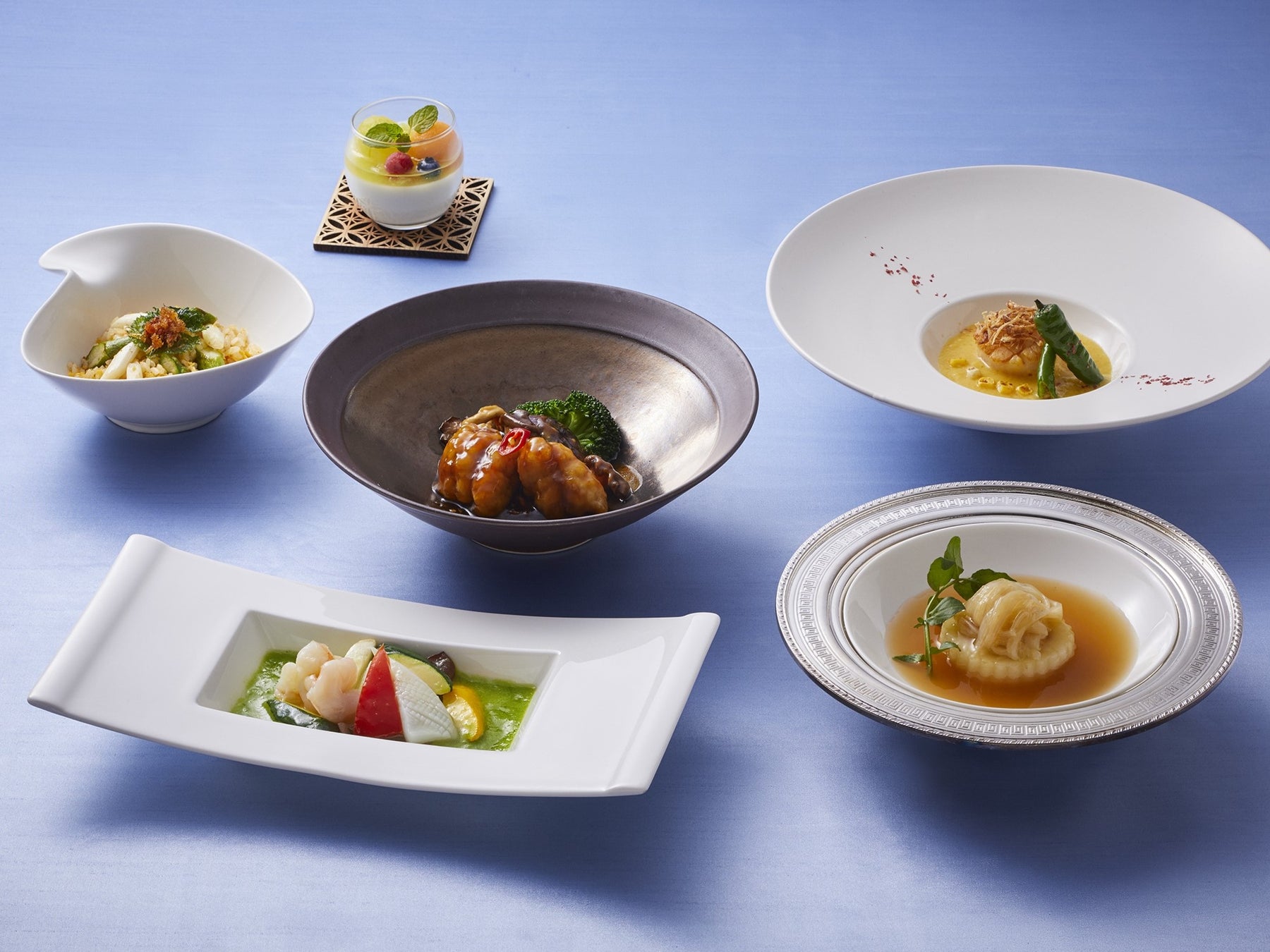 齊藤料理長が贈る孟夏ディナーコース ~フカヒレと鱧と味わう初夏の味覚~