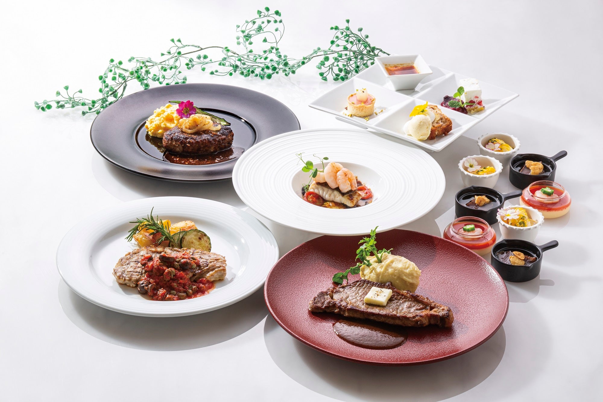 メイン料理は4種から1品お選びいただけます