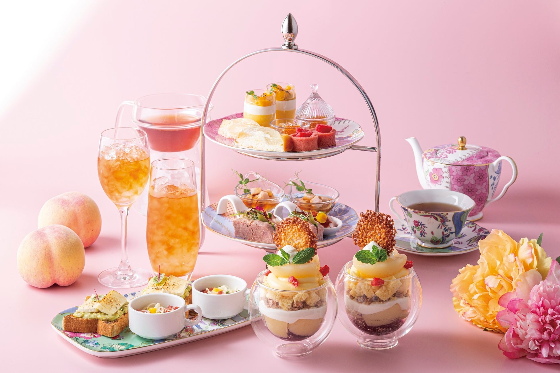 AFTERNOON TEA with “SIROCCO”「白桃&マンゴー」(写真は2名様分)