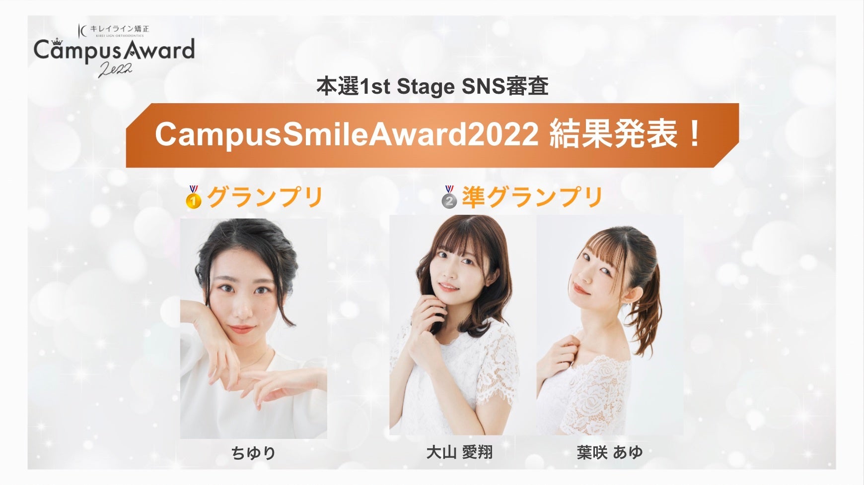 『#CampusSmileAward2022』グランプリ・準グランプリ