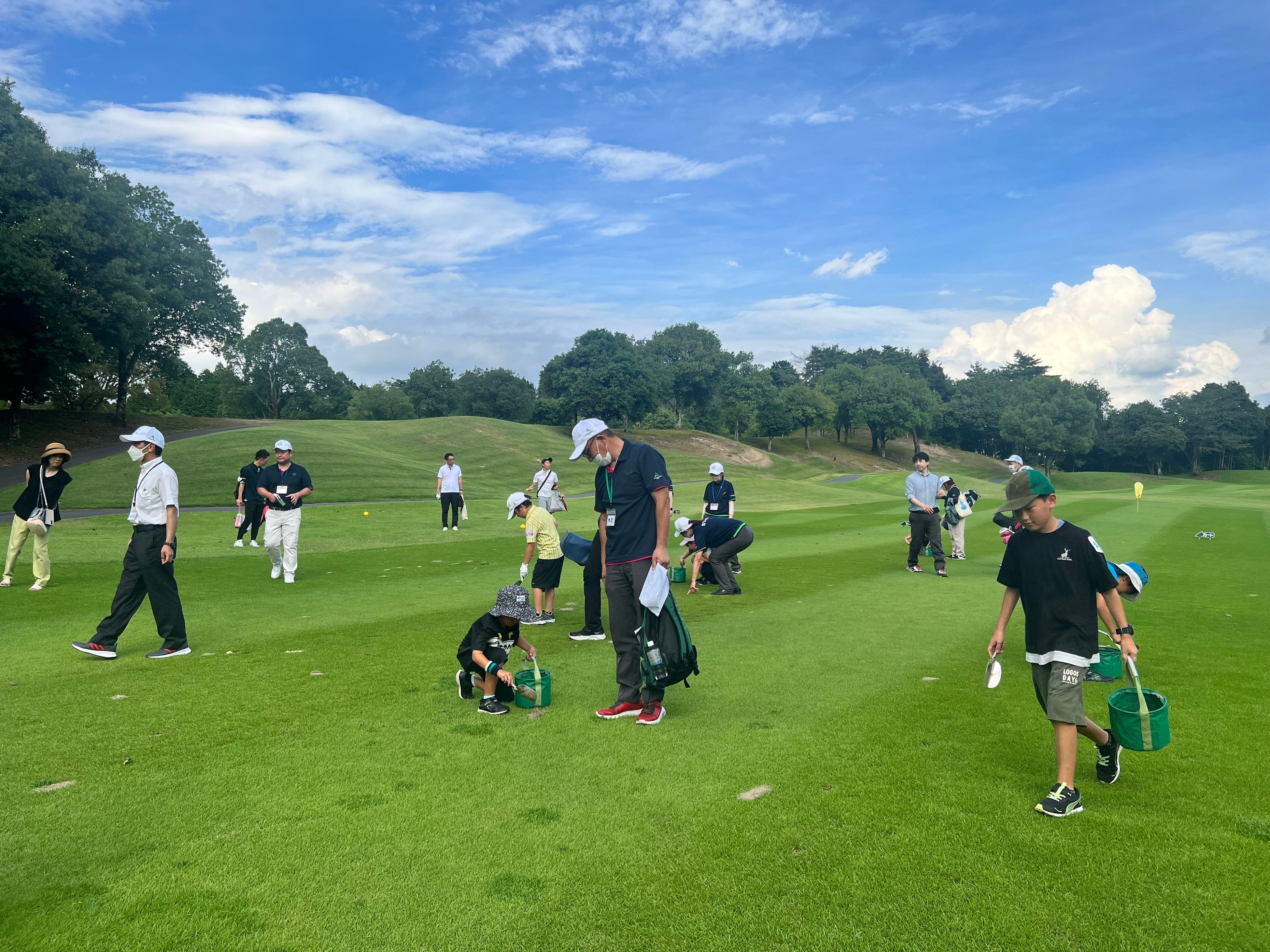 過去のファーストティイベントの様子