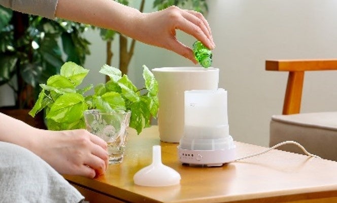 気分に合わせてお好きなアロマオイルをお使いいただけます。