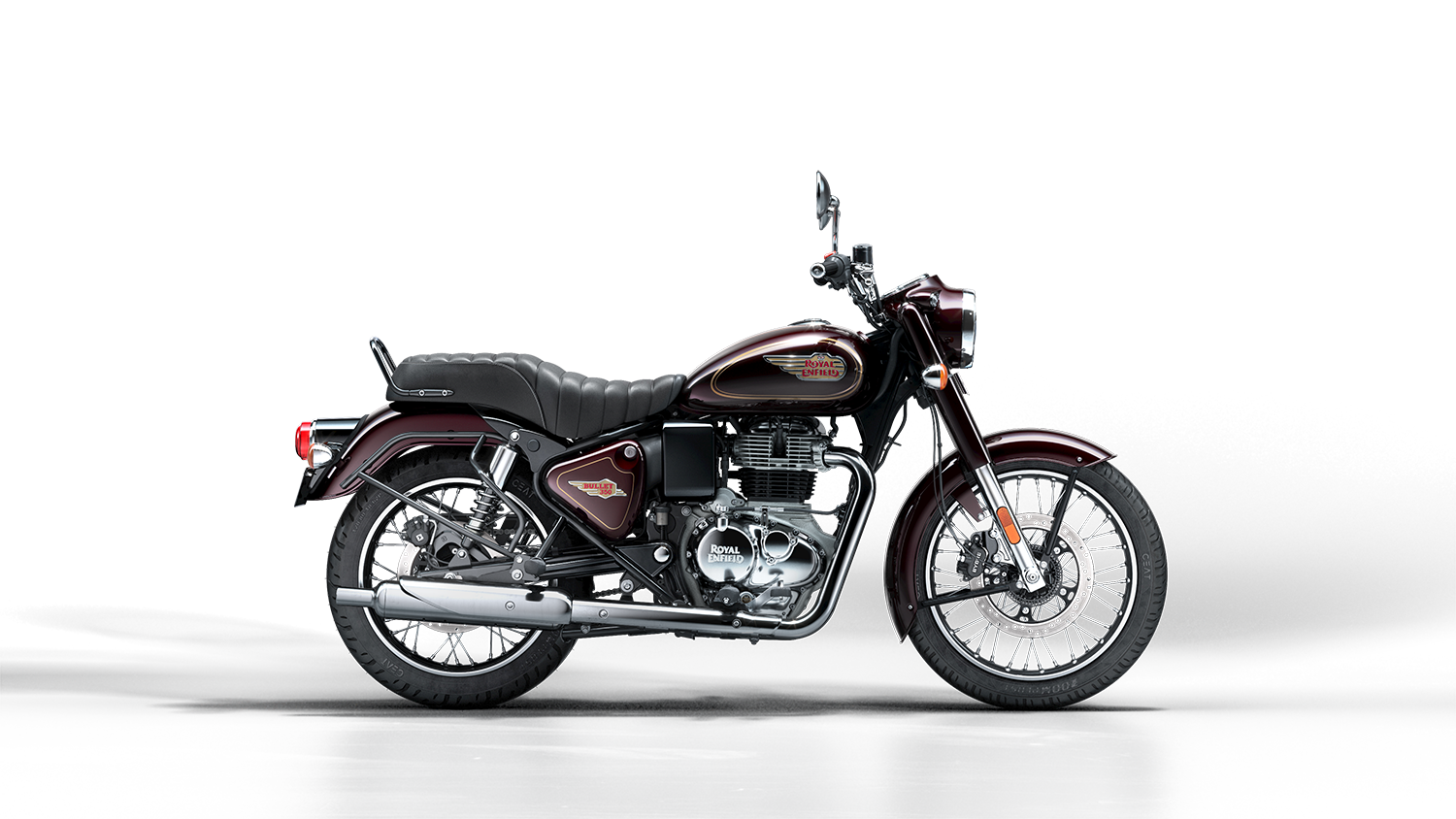 エンフィールド　ブリッド350　ナセルヘッドライトSET（ビュレット500　排ガス規制前　BSA　トライアンフ　絶版　返品対応可　　 ギルズ ミラー 「STRATOS」 ブリット 350 カスタムパーツ