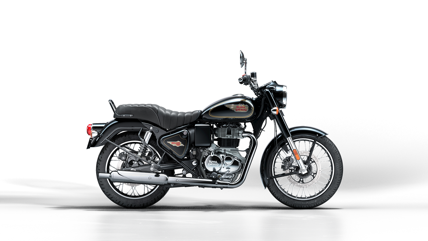 ◆ロイヤルエンフィールド◆ブリット350◆メッキリアフェンダー◆希少◆美品 Bullet 350 - Standard Black(6) 画像｜ロイヤルエンフィールド