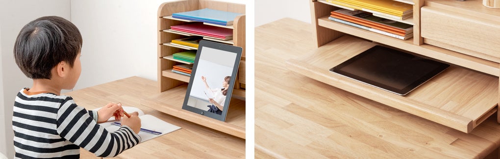 イマドキ小中学生のタブレット学習に対応！」タンスのゲンより