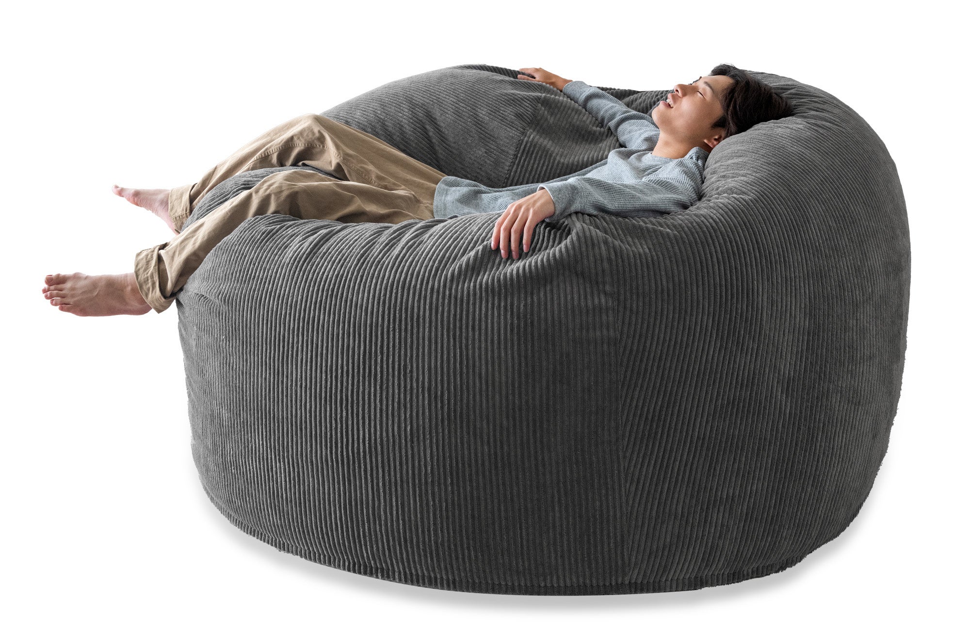 全身を受け止めるこのサイズ！人をダメにする最終形態 ビーズ+ウレタン