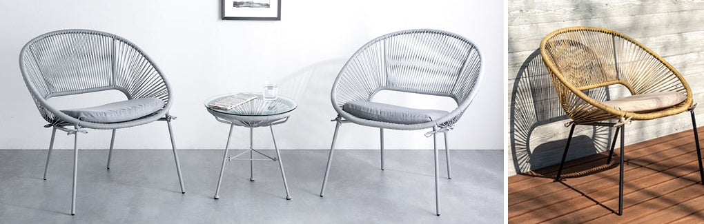 タンスのゲン」より、ラタン調ガーデンファニチャーセットを発売！人気