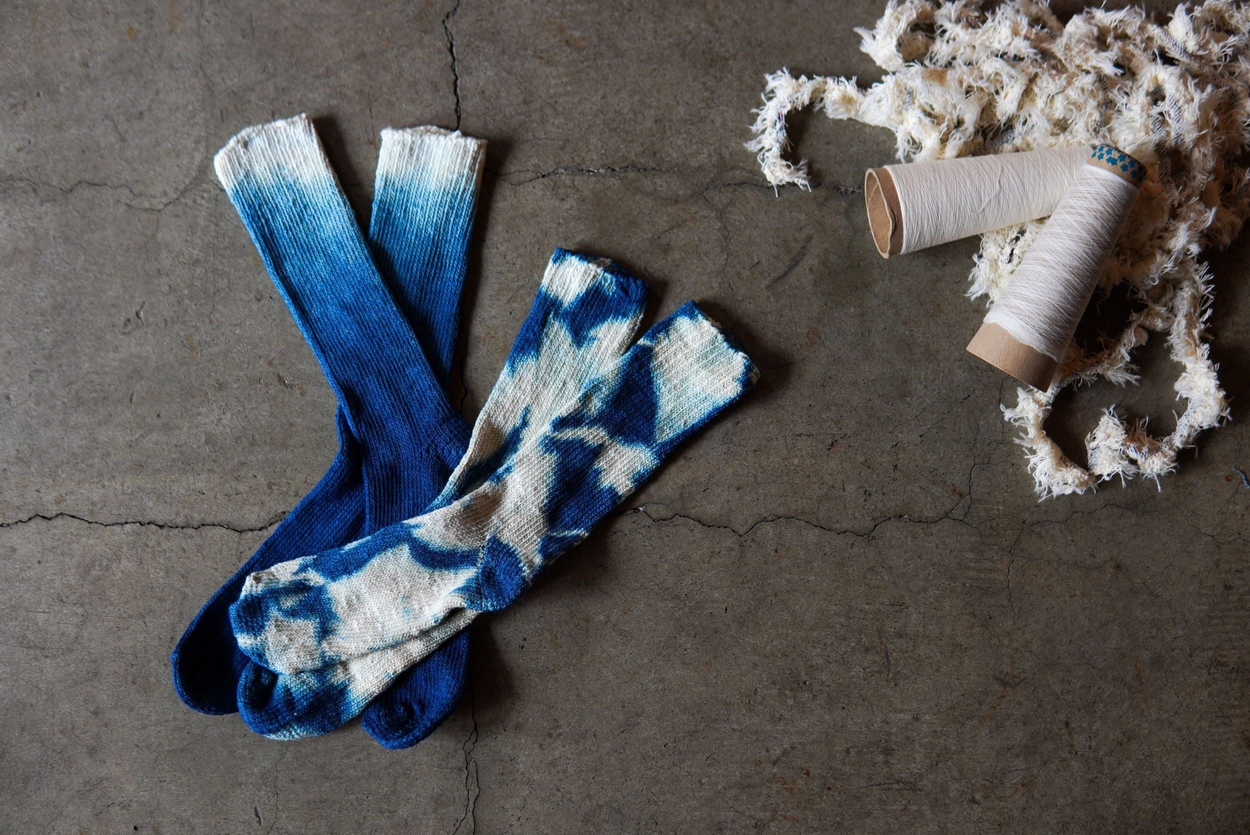 染め上がったSHINOTEX。