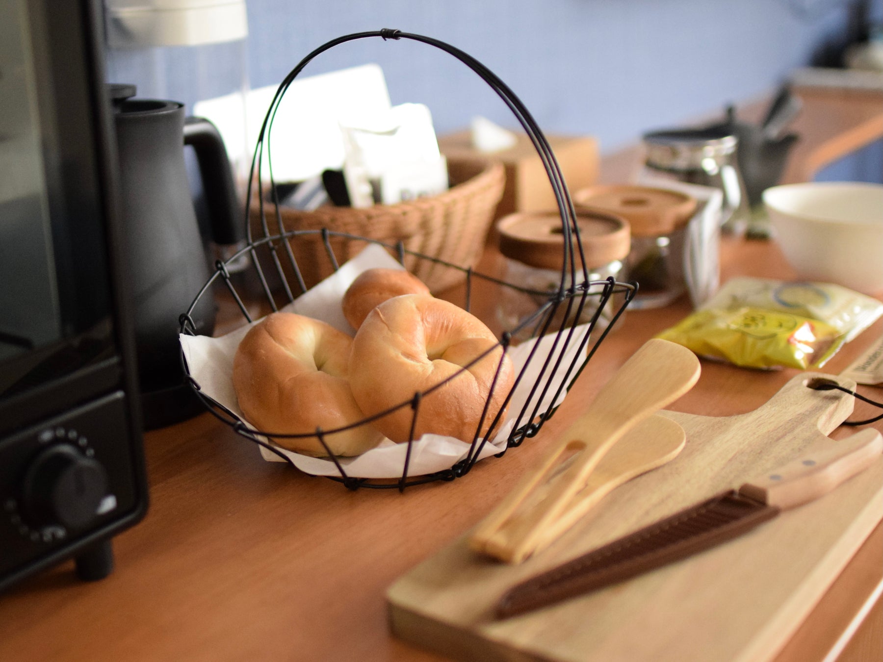 Bamboo Deli軽食ベーグル