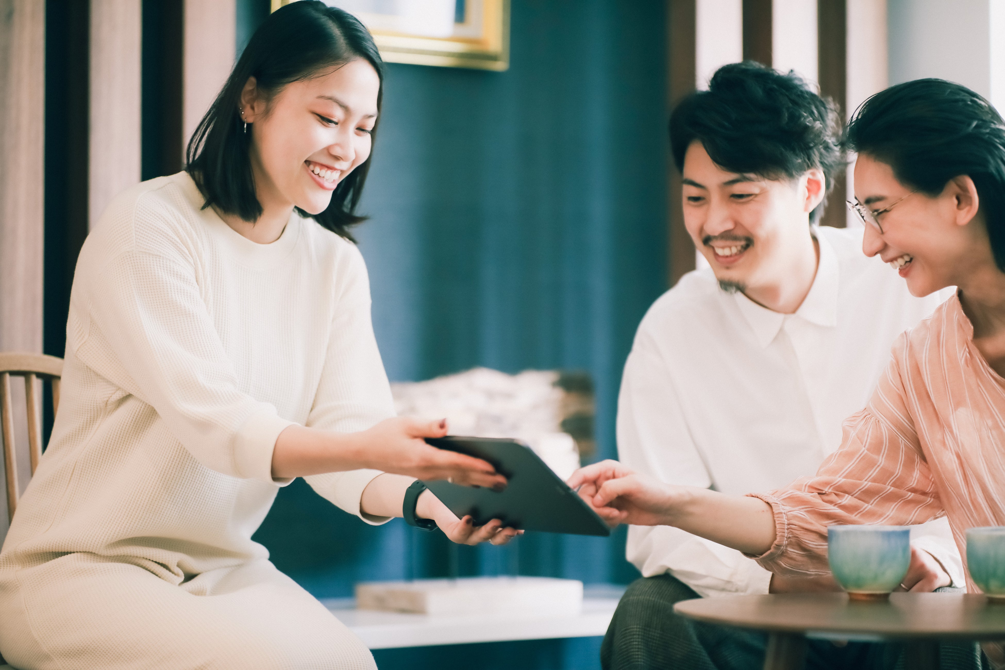 当社経営ホテル接客の様子