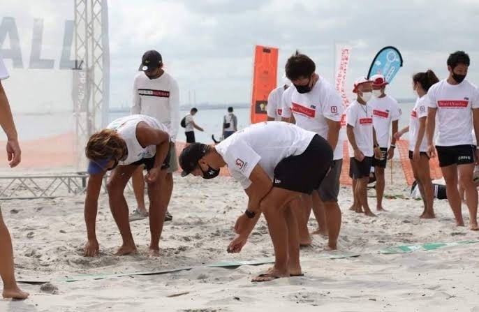 今までも大会時にビーチクリーンを実施