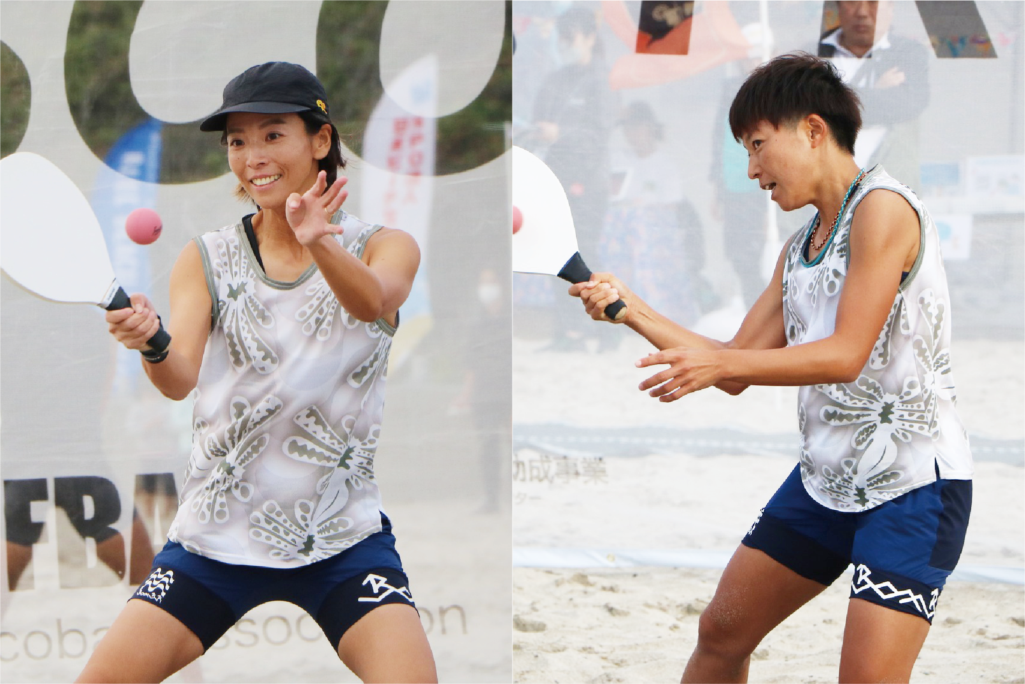 （左）風味千賀子　（右）宮山有紀