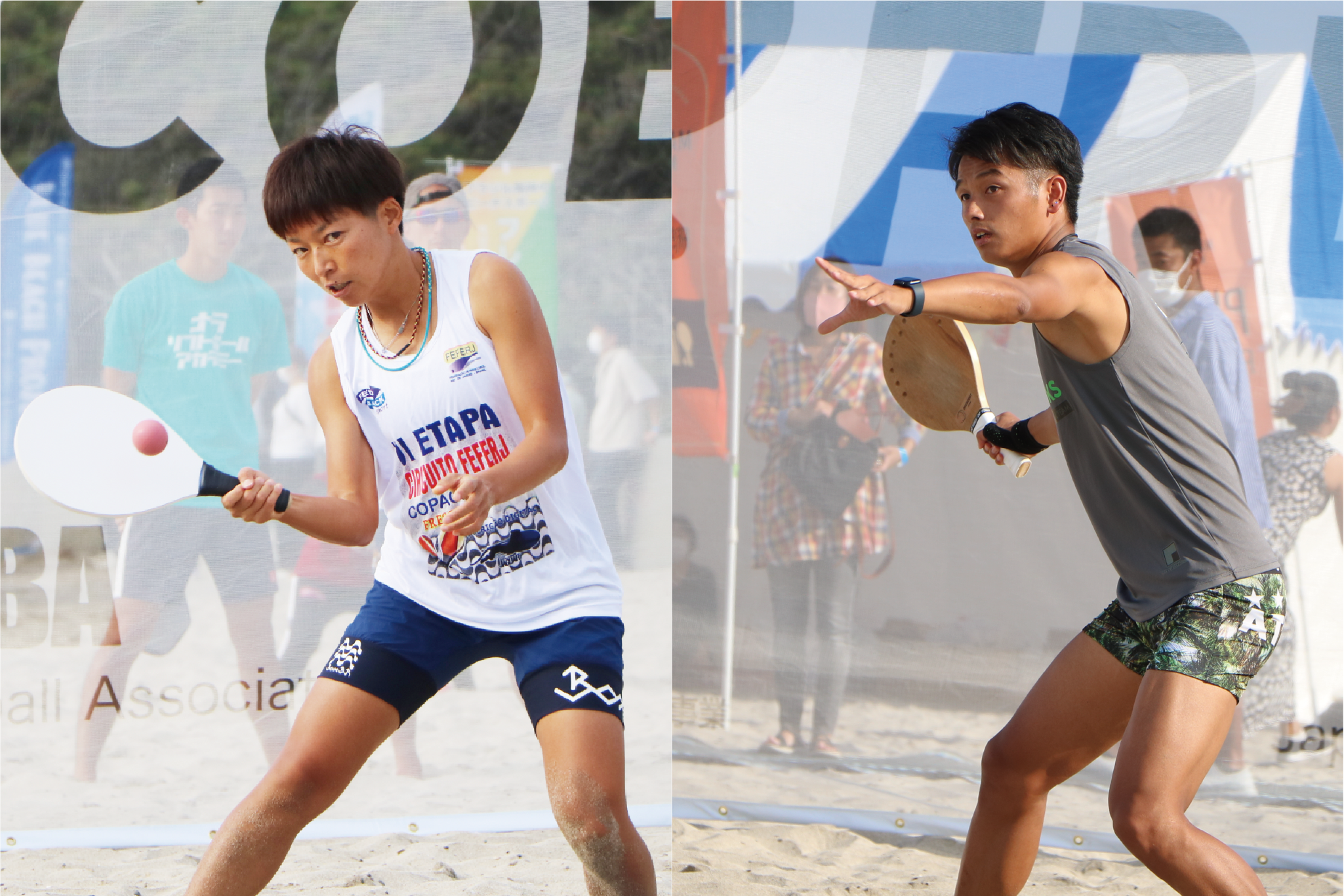 （左）宮山有紀　（右）岸田直也