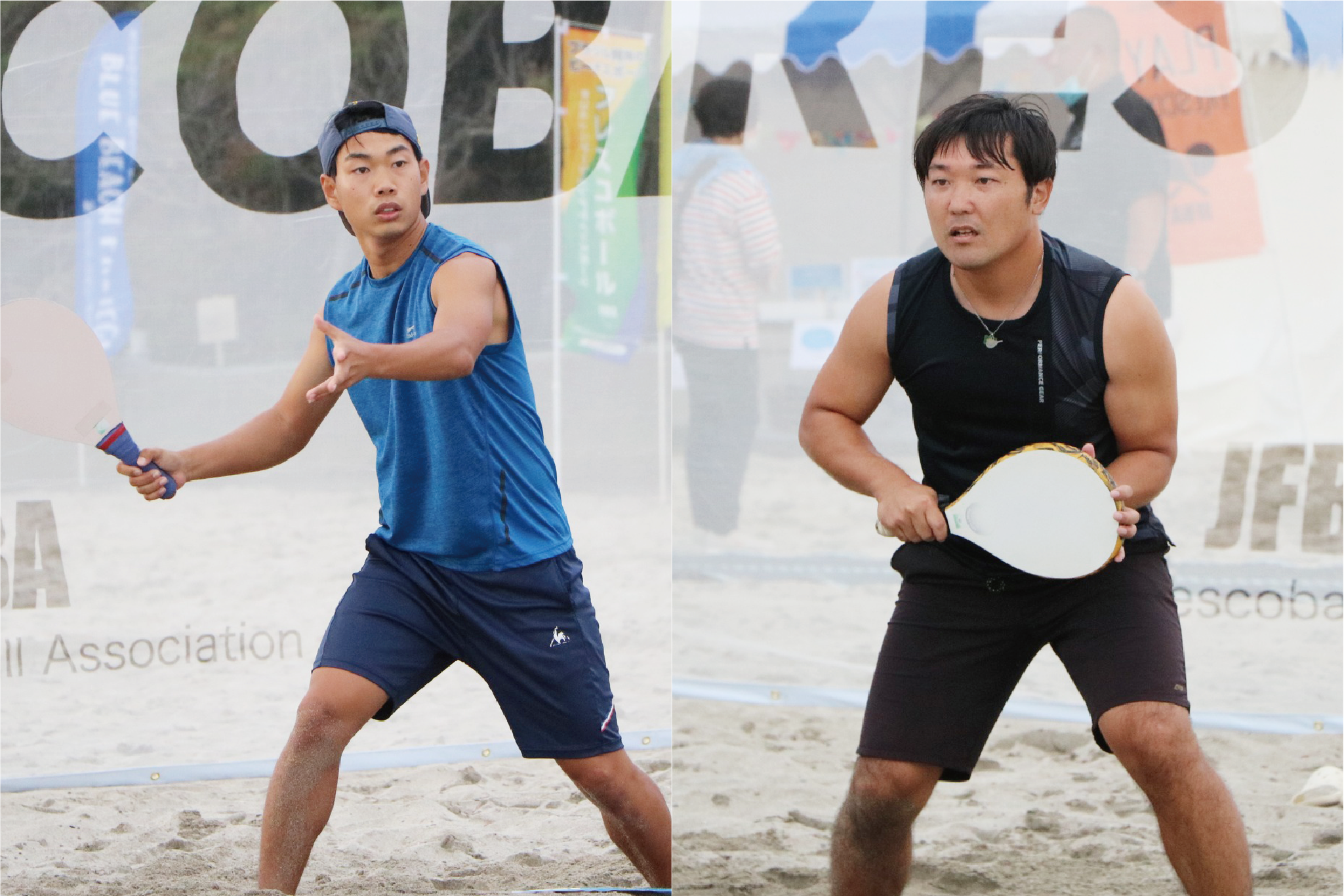 （左）古川元樹　（右）新城悠也