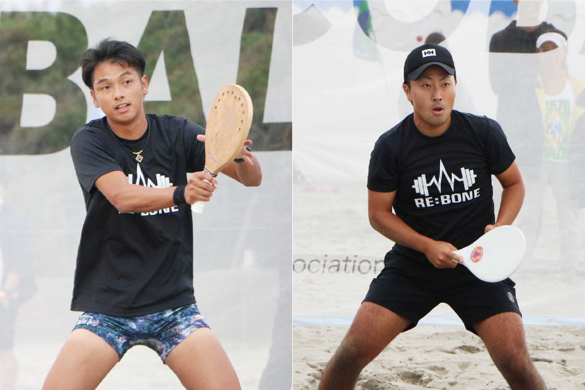 （左）岸田直也　（右）山下祥