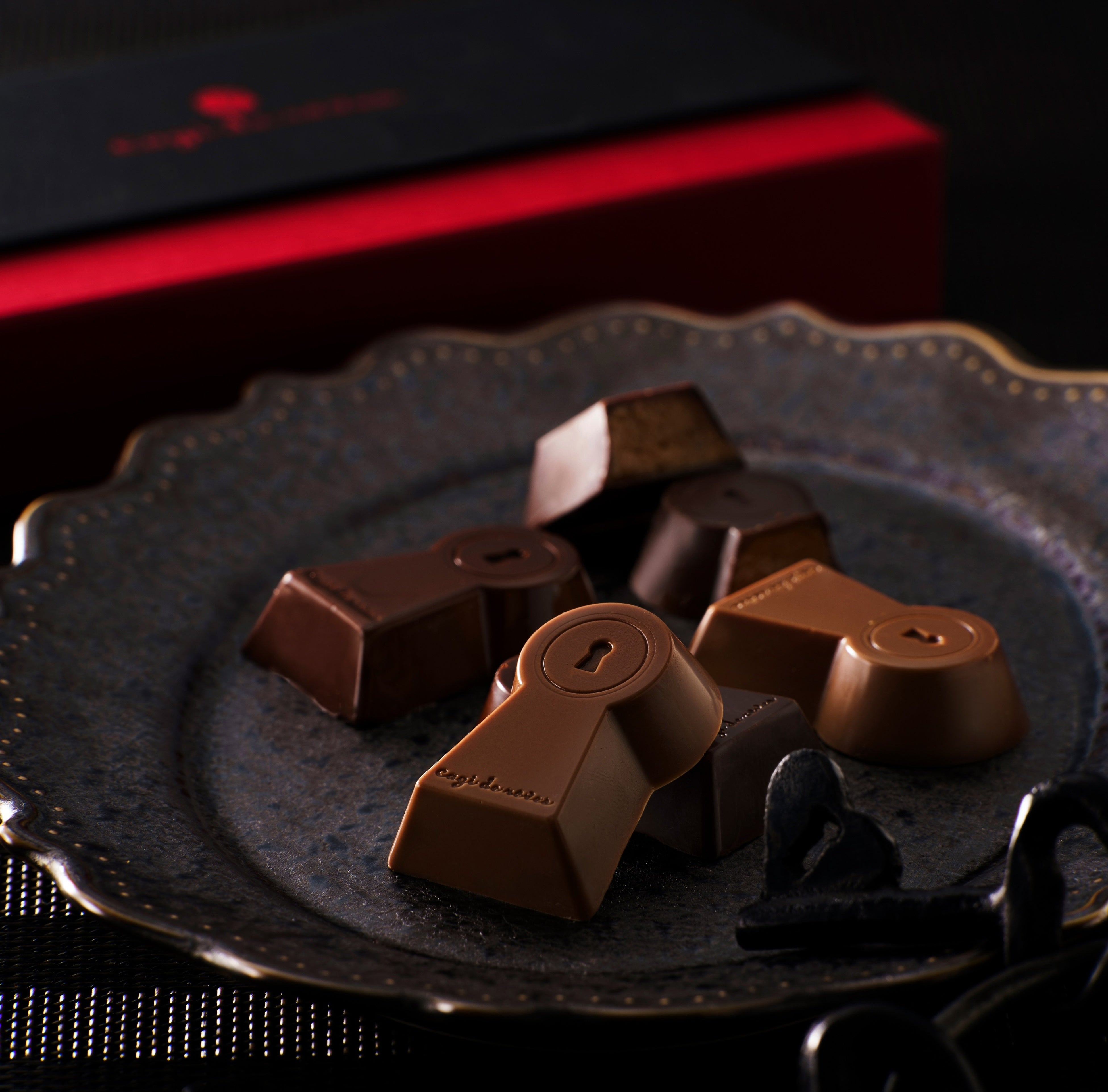 chocolate - CHOCOLATESanrioコラボ(ﾟ∀ﾟ)新品未使用！コンプリート 夢の扉を開く鍵をコンセプトにした大阪ショコラトリー「キャギ