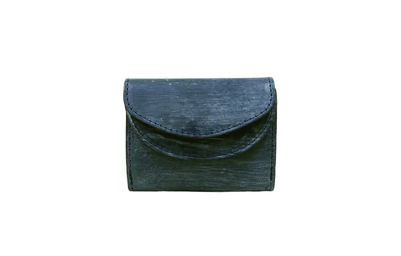 ダヴィンチファーロのコレクション「BRIGHTON Oak Bark 3-fold Smart Wallet」NAVY