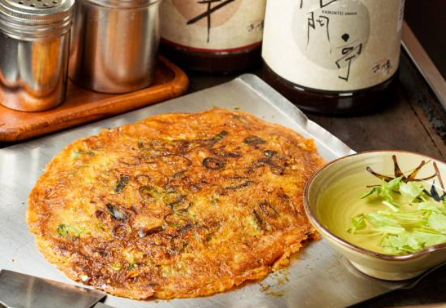 神戸長田のソウルフード。花門亭のだしお好み焼き