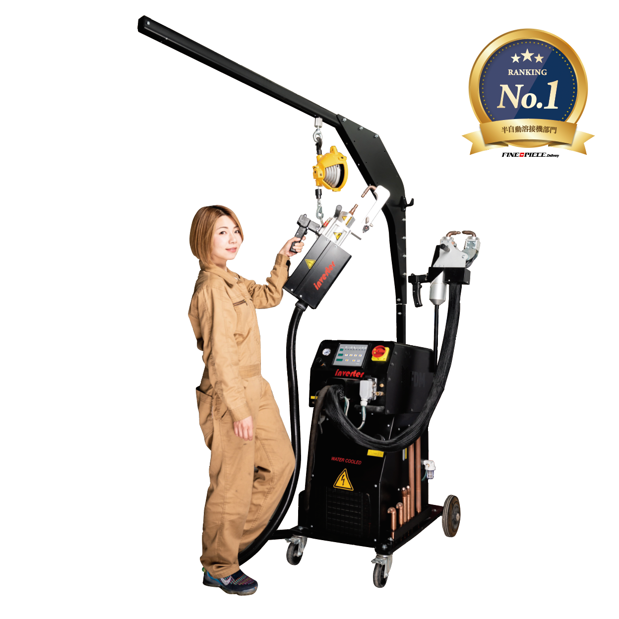 ☆売り切り　現行型 超高張力鋼板対応　スポット溶接機　塗装を剥がず溶接できるオプション　栄和製作所EIWA アルファーⅢSH MAX12，500A☆ 中古品スーパープント 超高張力鋼板対応 水冷式スポット溶接機 3(C型