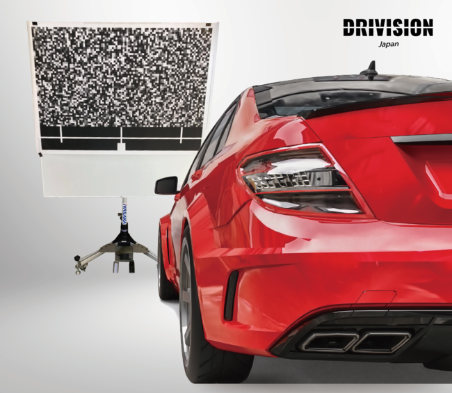 カメラエーミング用ターゲット「DRIVISION Japan スズキデュアル（複眼カメラ）ブレーキサポート」
