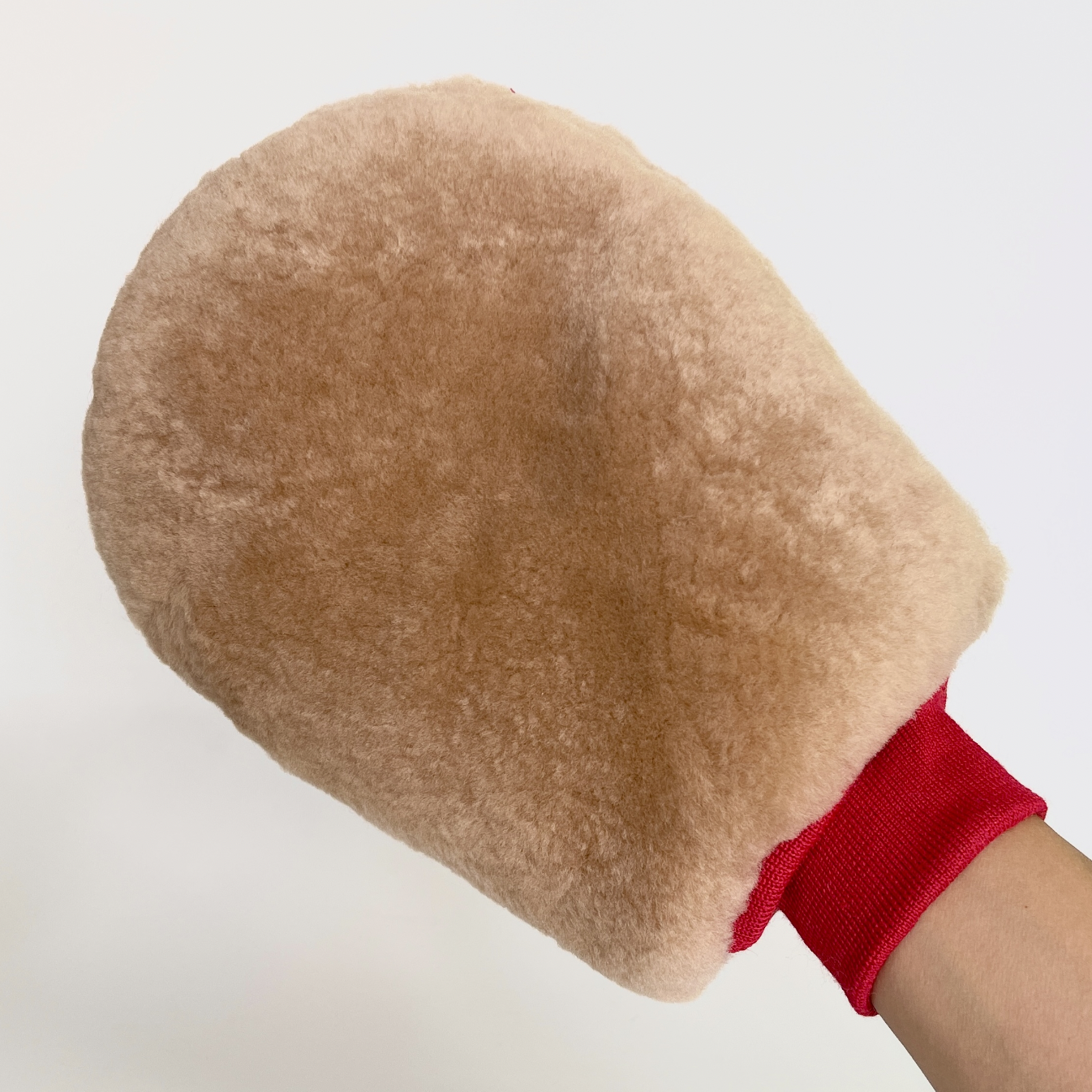 テンジ プロ向け洗車用ウォッシンググローブ（メリノ羊毛 キズ防止）