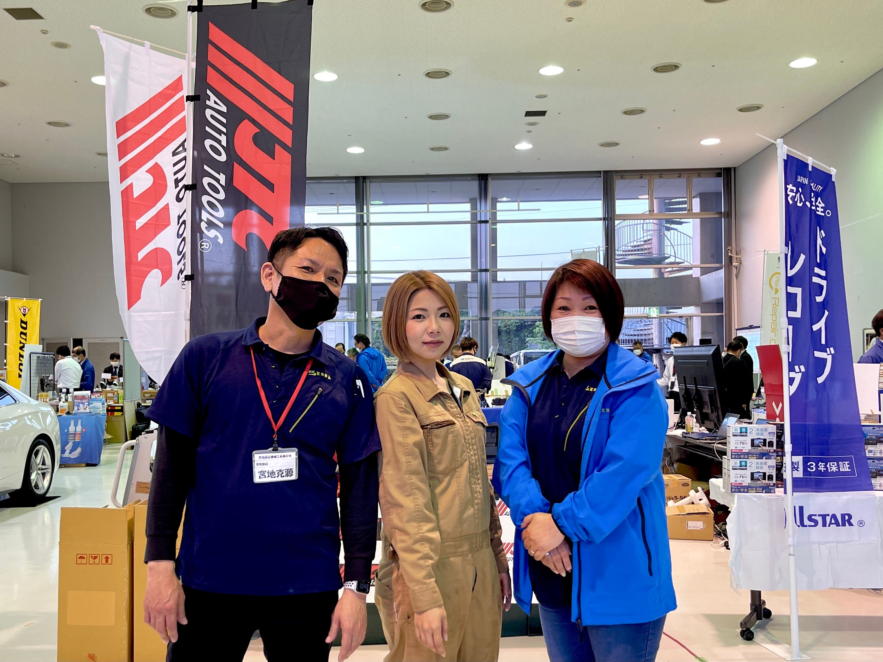 宮地部品機械工具展示会 メカニック塾 メカドルゆき コラボ企画