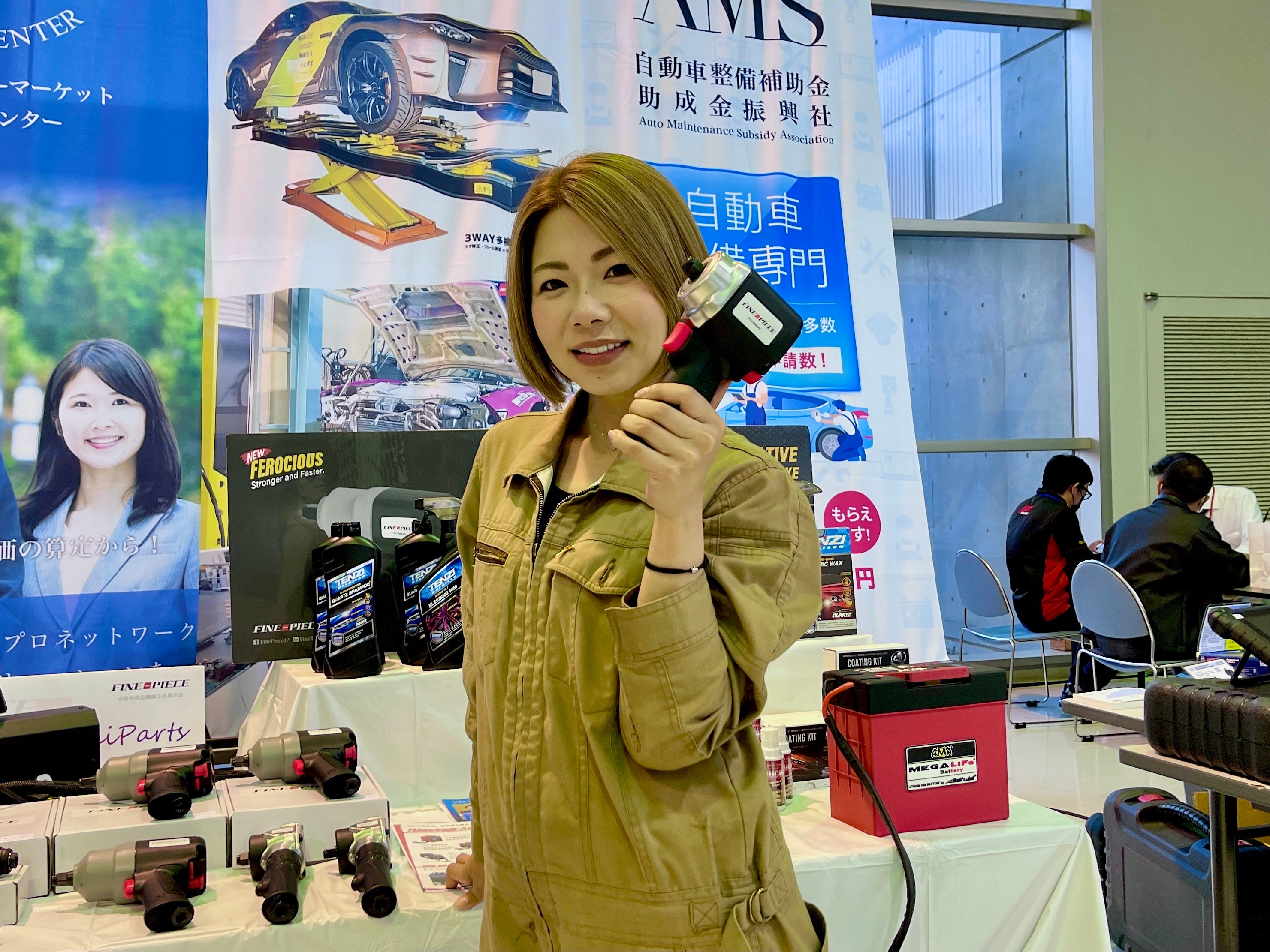 宮地部品機械工具展示会 メカニック塾 メカドルゆき コラボ企画