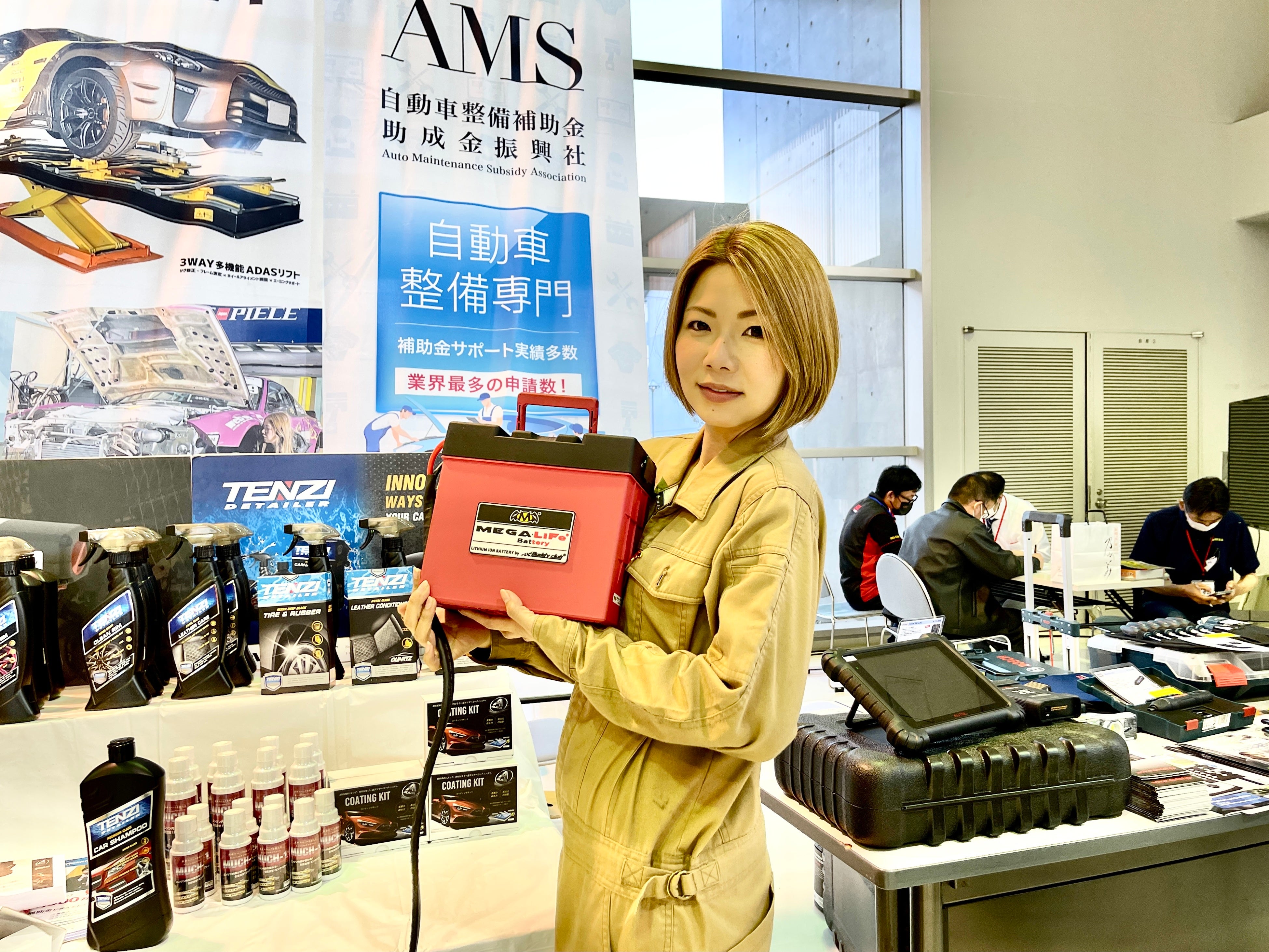 宮地部品機械工具展示会 メカニック塾 メカドルゆき コラボ企画