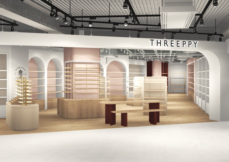 THREEPPY梅田エスト店舗イメージ