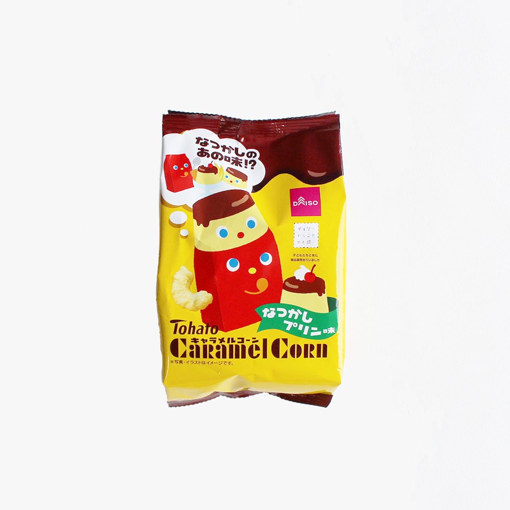 キャラメルコーンなつかしプリン味