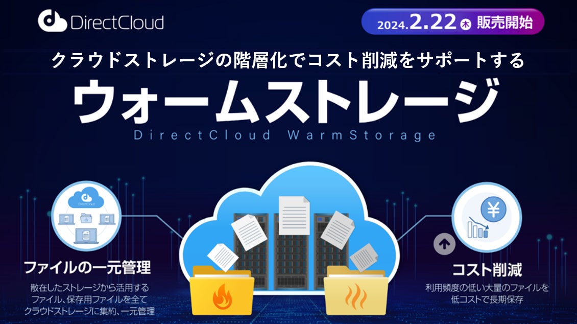 クラウドストレージの階層化でコスト削減をサポートする「DirectCloud ...」