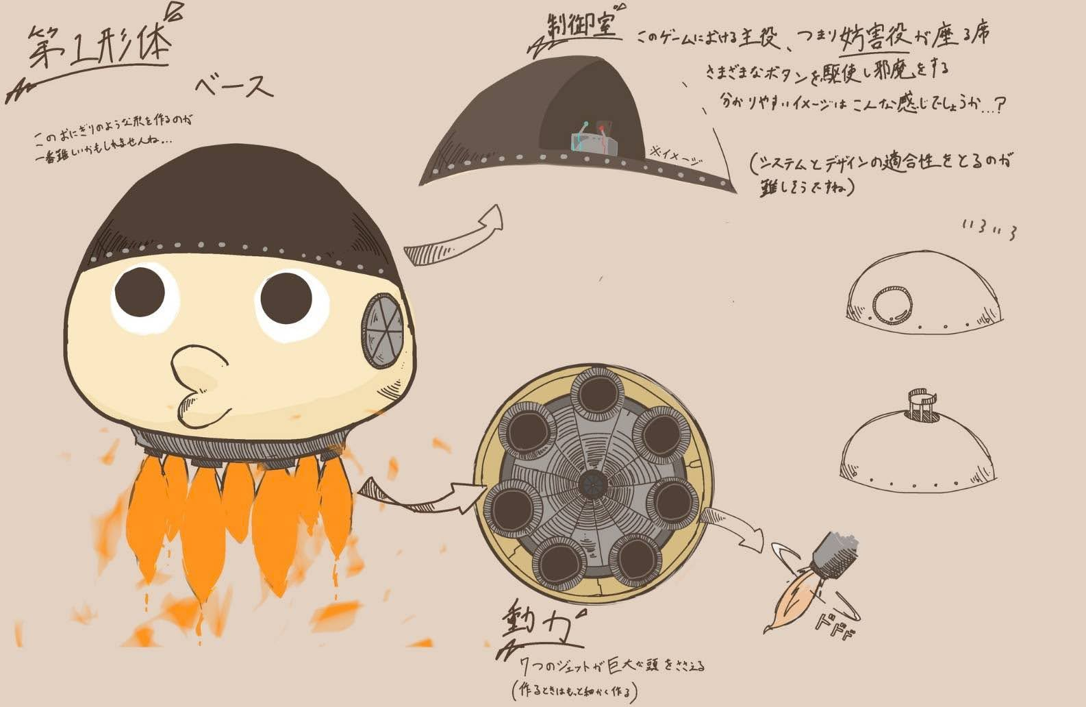 開発画面。ロケスタくんのイラストを元にCaPer氏がロボット風にデザイン。