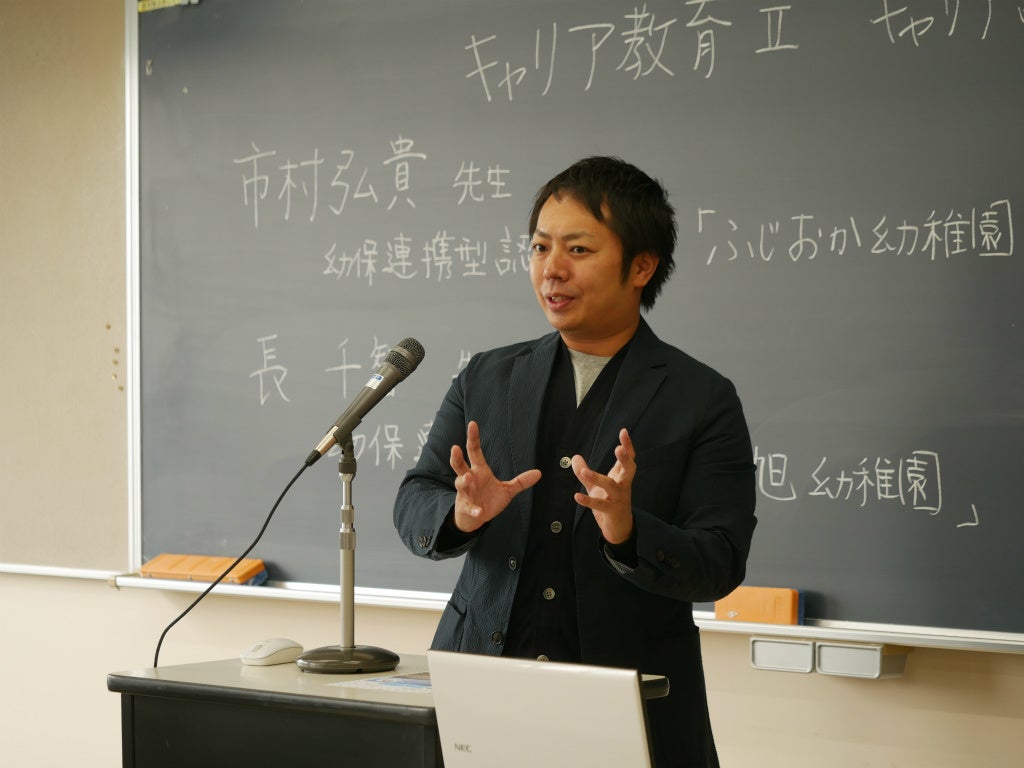 養成校で講義なども行っている市村弘貴園長