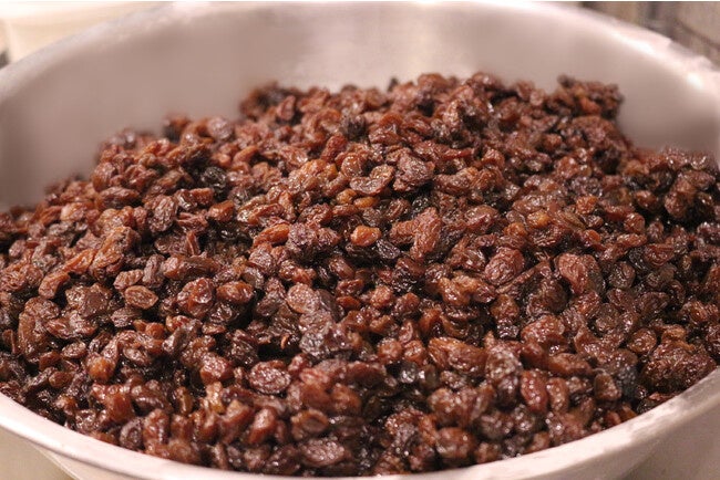 レーズンたっぷり