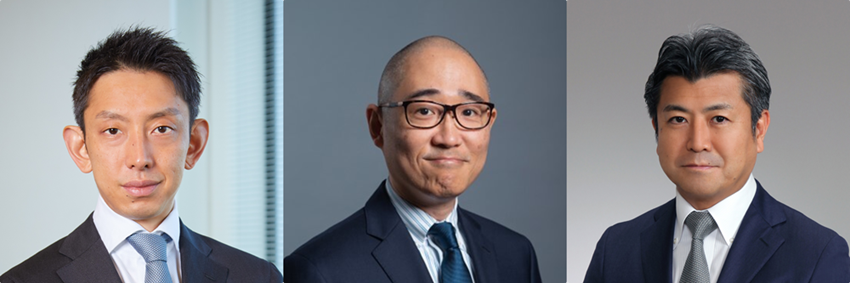 左から田中 渓氏、大久保 寛氏、竹内 竜太氏