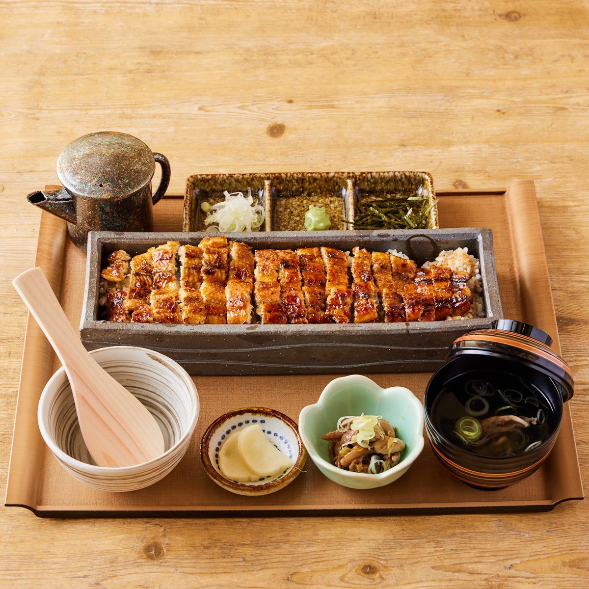 鰻を丸々1尾使用した「一尾ひつまぶし」4,980円