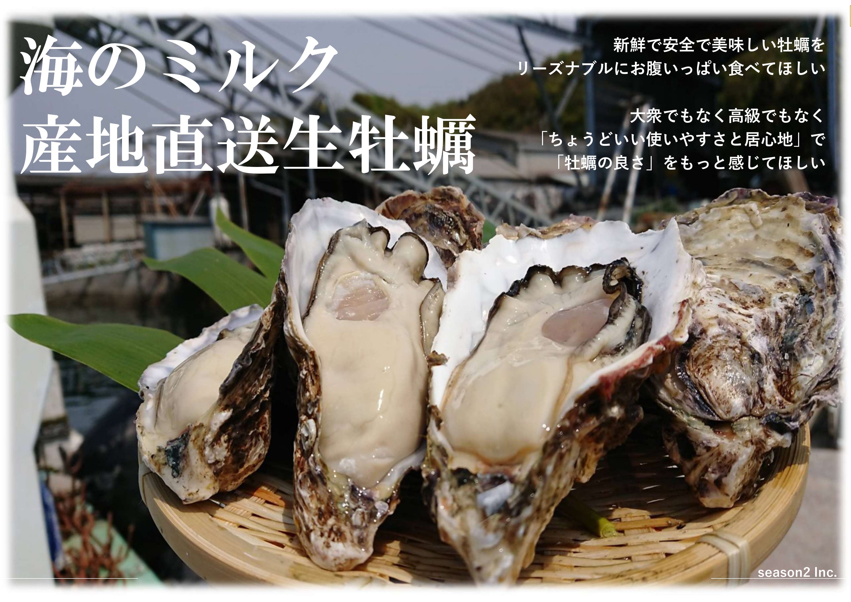 厳選生牡蠣もご提供