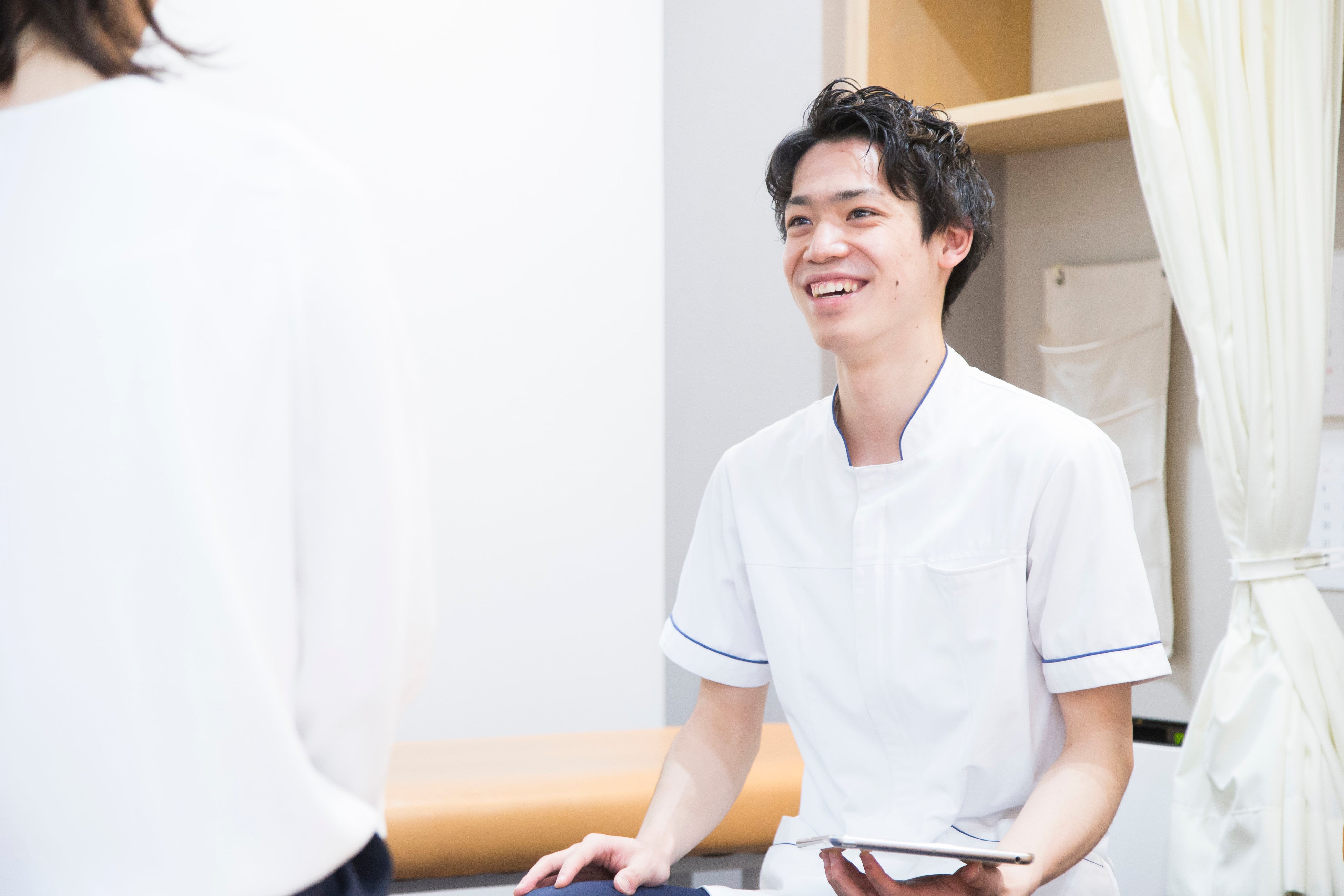 施術前は不調などのお悩みを徹底的にヒアリング