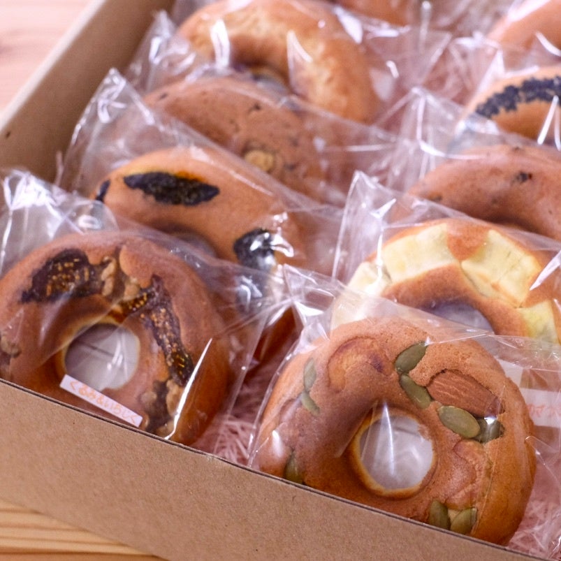 rebake小麦粉・卵・乳製品・白砂糖不使用の身体に優しい焼きドーナツ10個セット