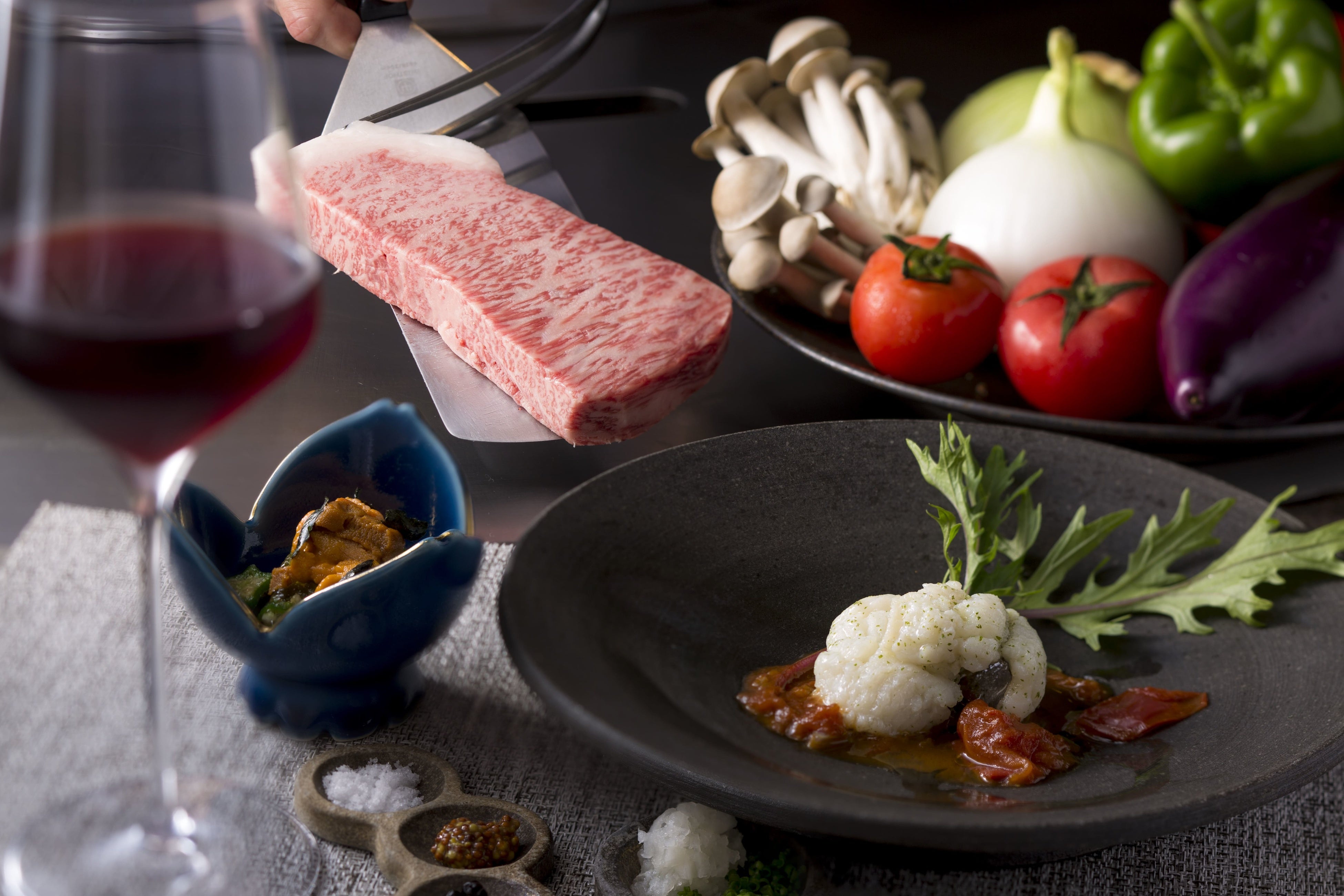 鉄板焼 但馬　兵庫五国「食遊紀」ディナーコース