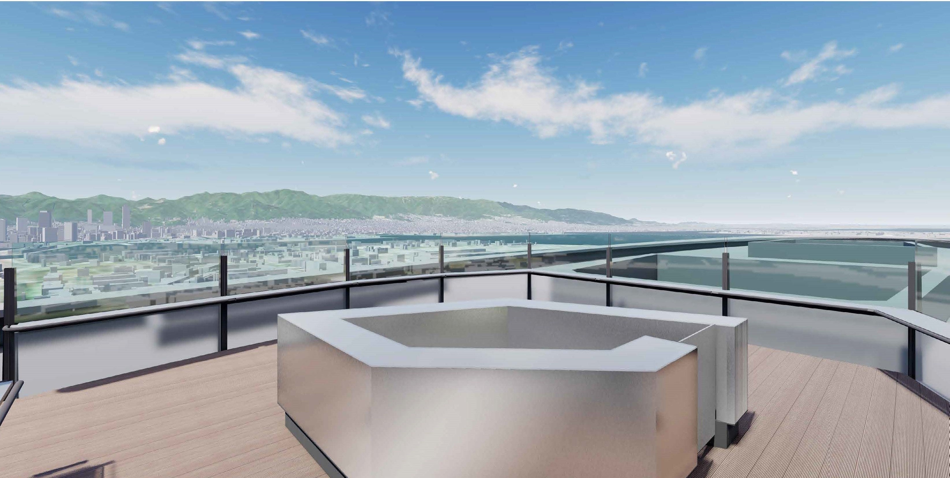 日中の景色イメージ（パース）