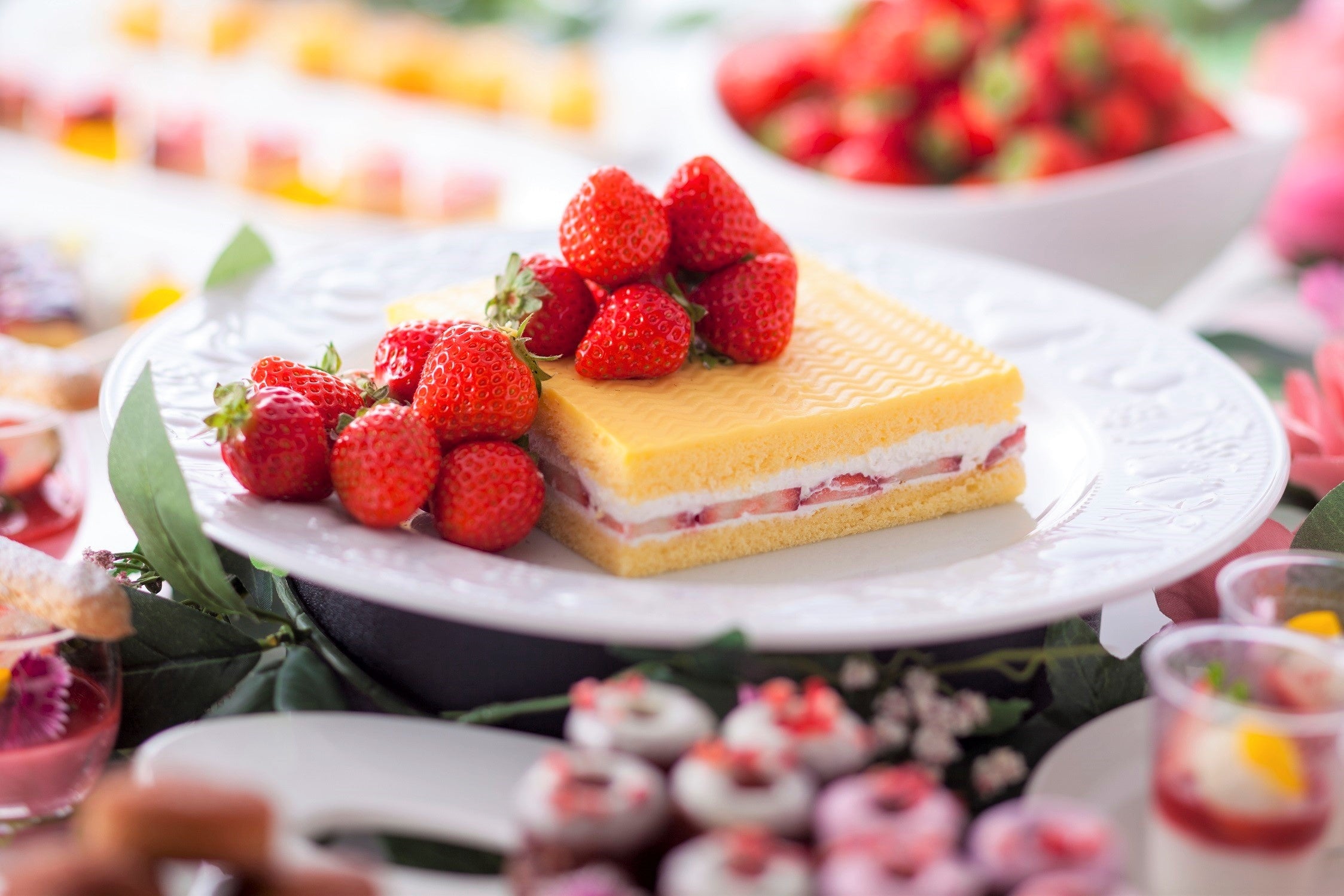 ショートケーキ　フレジェ風