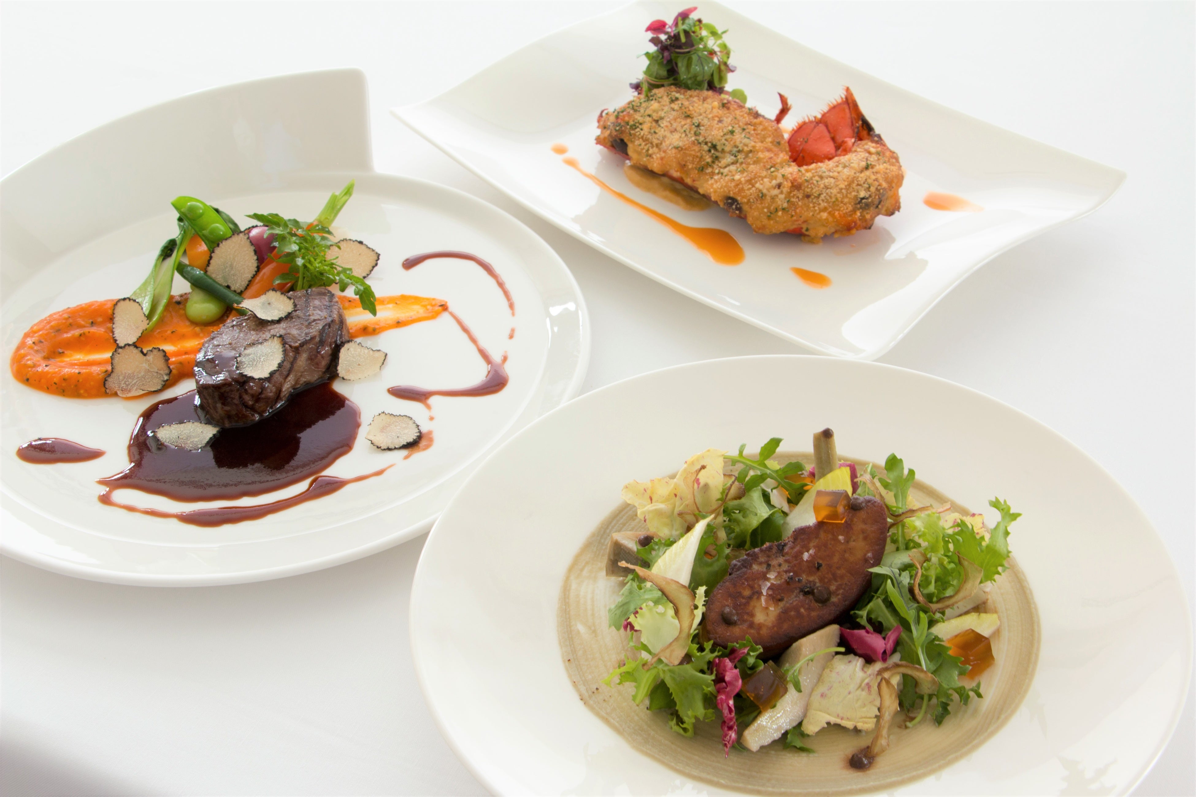 夕朝食付きプランのトランテアンのスペシャルディナー