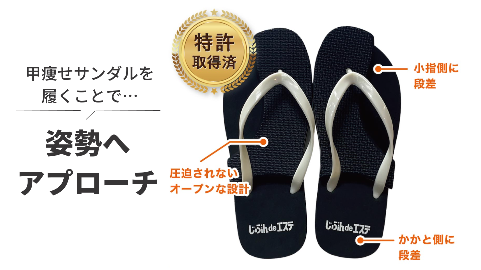 じぶんdeエステセルゼロバッグ 甲痩せサンダル じぶんdeエステセルゼロ